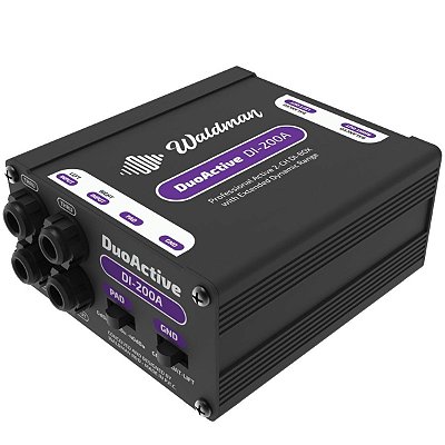 Direct Box Ativo Waldman Di-200a Duo Active - 2 Canais