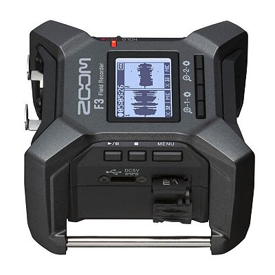 Gravador de Áudio Zoom F3 Field Recorder