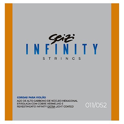 Encordoamento Seizi Infinity Light .011 para Violão Aço