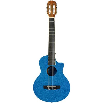 Violão Acústico Seizi Nylon Fun Panda Royal Blue Sparkle