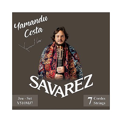 Encordoamento Savarez Y510MJ7 Yamandu Costa Violão Nylon 7C