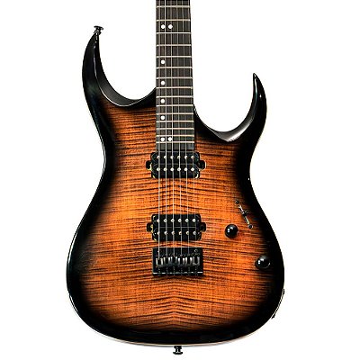 Guitarra Waldman WGAR220F BR Brown Burst Flamed Top