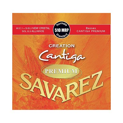 Encordoamento Savarez Creation Cantiga Premium Violão Nylon