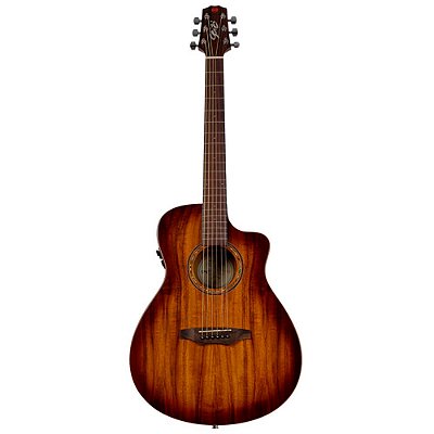 Violão Elétrico Seizi Zen Kaizen Plus Cutaway Koa Burst Gloss