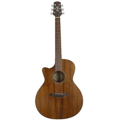 Violão Elétrico Seizi Ryu Cutaway Koa Canhoto com Bag