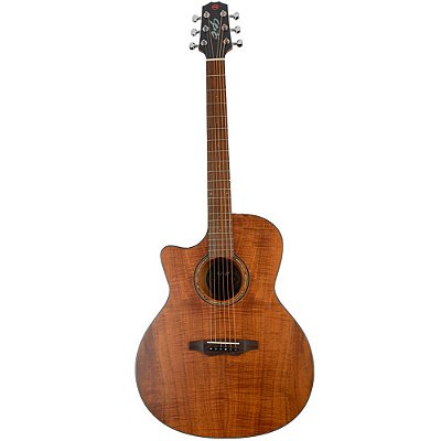 Violão Elétrico Seizi Supreme Ryu Cutaway Canhoto Koa