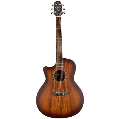 Violão Elétrico Seizi Supreme Ryu Cutaway Canhoto MG Burst