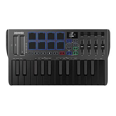 Teclado Controlador Donner DMK-25 Pro MIDI USB 25 Teclas