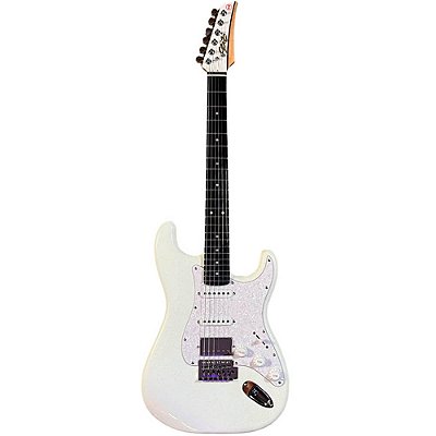 Guitarra Seizi Fun Katana Musashi PH HSS Snow White Sparkle