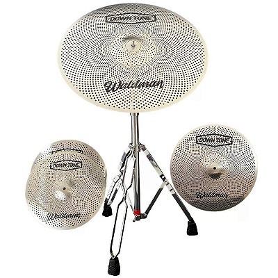 Kit de Pratos Waldman DT-141620 Down Tone para Bateria