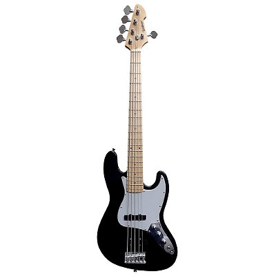 Contrabaixo 5 Cordas Waldman GJJ-105 Preto Jazz Bass
