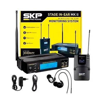 Monitor Pessoal Sem Fio Skp Stage In-ear MK2 Body Pack