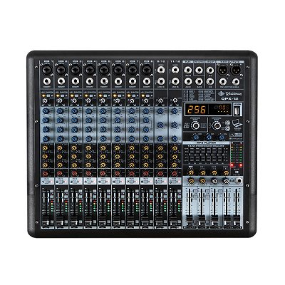 Mesa de Som Analógica Waldman QPX-12 USB 12 Canais Bivolt