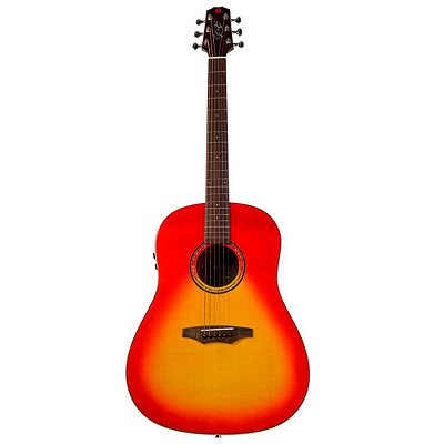 Violão Elétrico Seizi Mirai Plus Okami Cherry Burst