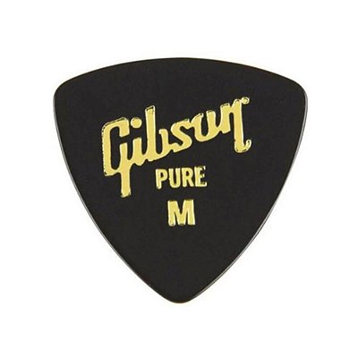 Kit com 72 Palhetas Gibson APRGG73M 1/2 Celulóide Média