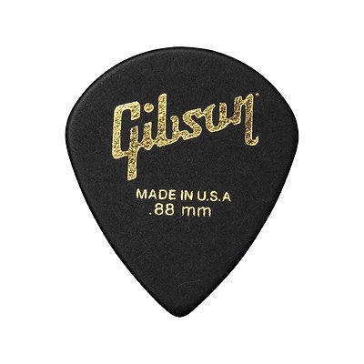 Kit com 6 Palhetas Gibson APRM6 Tortex 88mm Morden Pic Black
