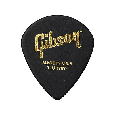 Kit C/ 6 Palhetas Gibson APRM6 Tortex 1.0mm Morden Pic Black