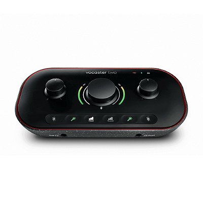 Interface de Áudio Focusrite Vocaster Two USB