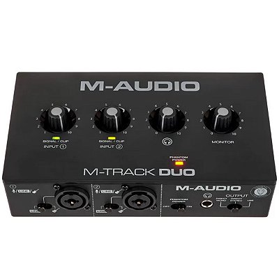 Interface de Áudio M-Audio M-Track Duo USB 2 Canais