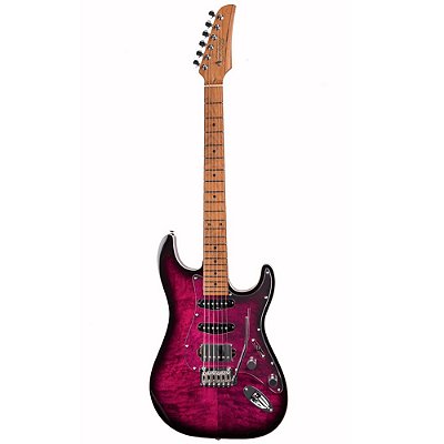 Guitarra Seizi Katana Musashi Plus Isabella Purple Burst