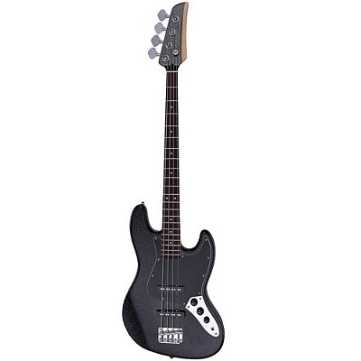 Contrabaixo 4C Seizi Fun Jazu JB Black Sparkle com Bag