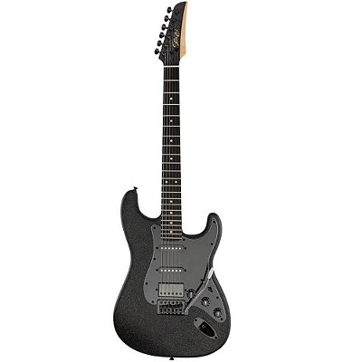 Guitarra Seizi Fun Katana Musashi All Black Sparkle Satin