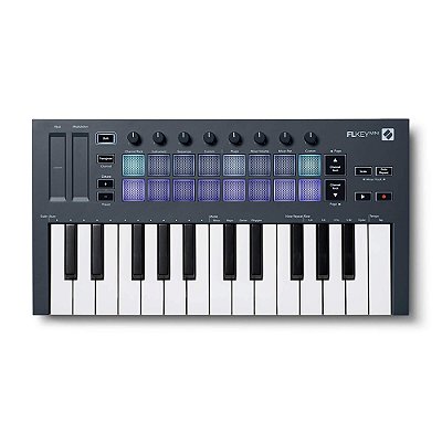 Teclado Controlador Novation Mini FL Key USB 25 Teclas