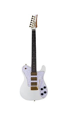 Guitarra Seizi Katana Kabuto Trinity Bruna Tsuruda White