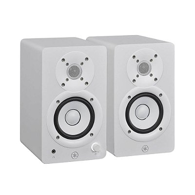Par de Monitores de Referência Ativo HS 3WH Branco Yamaha