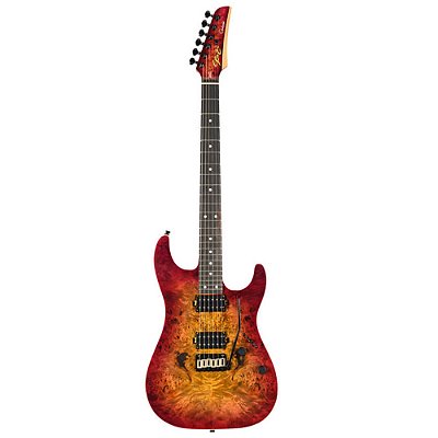 Guitarra Seizi Katana Shadow Ozielzinho HH 2P Nebula Burst