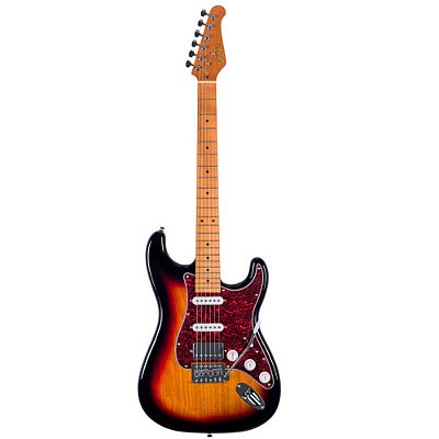 Guitarra Seizi Fun Vintage Budokan Roasted Maple Sunburst