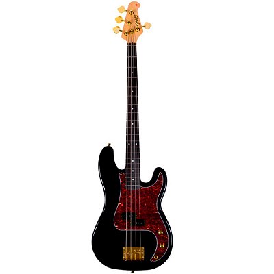 Contrabaixo 4C Seizi Seido Precision Bass Black Gold com Bag