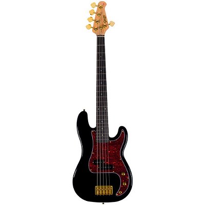 Contrabaixo 5C Seizi Seido Precision Bass Black Gold com Bag