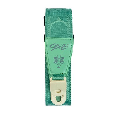 Correia Seizi Air Strap Lock Green com Trava para Instrumentos