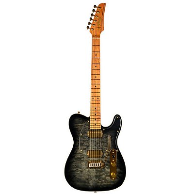 Guitarra Seizi Katana Kabuto Plus Deep Black Gold