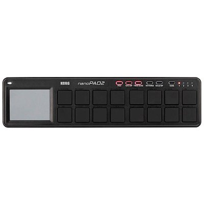 Teclado Controlador Korg Nano Pad 2 Preto MIDI USB