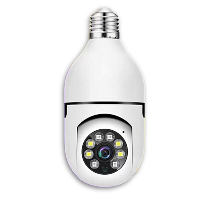 Câmera Lâmpada Ip Prova D'água Infravermelho Sem Fio Wifi - Yoosee