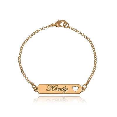 Pulseira infantil personalizada