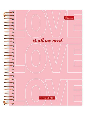 Caderno 15 Matéria Capa Dura Its Love