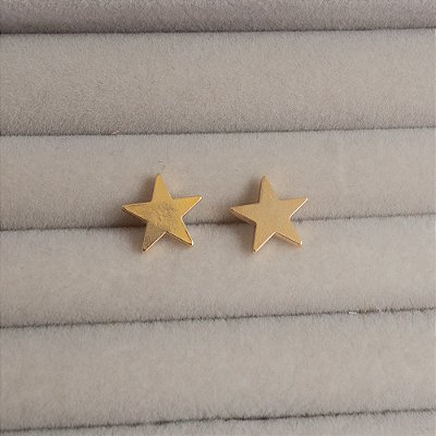 Brinco Estrela Ouro