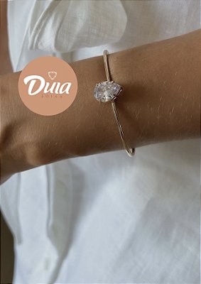 Bracelete Gota de Zircônia