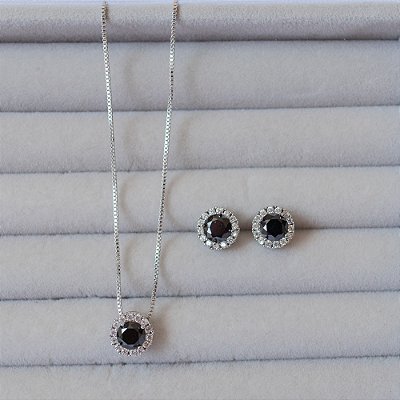 Conjunto Bolinha Black