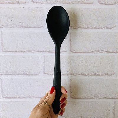 Colher De Silicone Preto