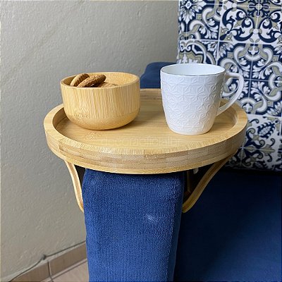 Bandeja De Sofá Bambu