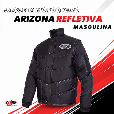 Jaqueta Motoqueiro Arizona Refletiva Masculina 4G
