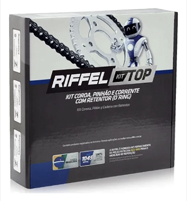 Kit Relação Titanium CG 150 Titan 2004-15 Com Retentor Riffel