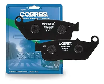 Pastilha de Freio CB250 R TWISTER 2016/2019 SHADOWN600/ADV N-915 Cobreq