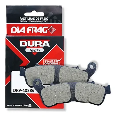 Pastilha de Freio CB/XRE 300 C/ABS/CB250 TWISTER 16/20/HORNET DIANT DIAFRAG DFP-40886
