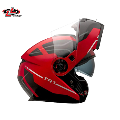 Capacete Peels TR1 Articulado Vermelho