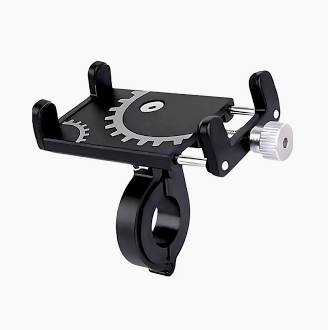 Suporte de Celular para Bicicleta e Moto em Alumínio Articulado